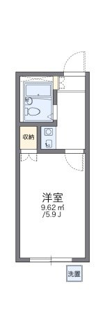 レオパレス東海通第２の間取り