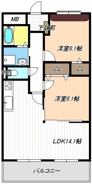ディアコートの間取り