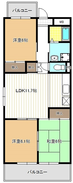 キリンハウスの間取り