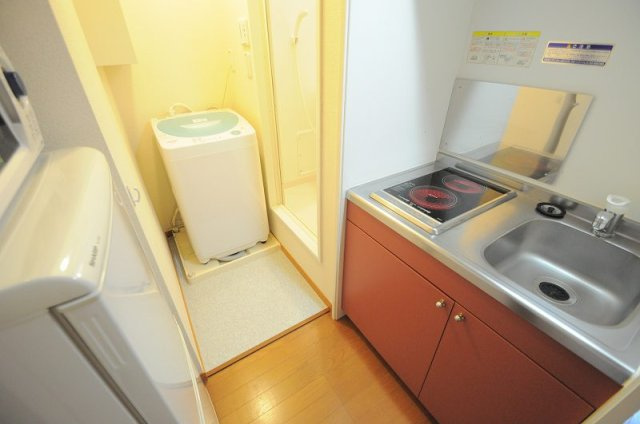 レオパレス下川田のその他|安心安全の電気コンロ　2口