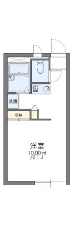 レオパレス中央の間取り