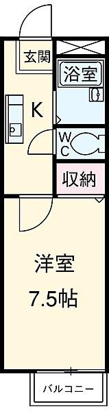 猪高台フルールの間取り