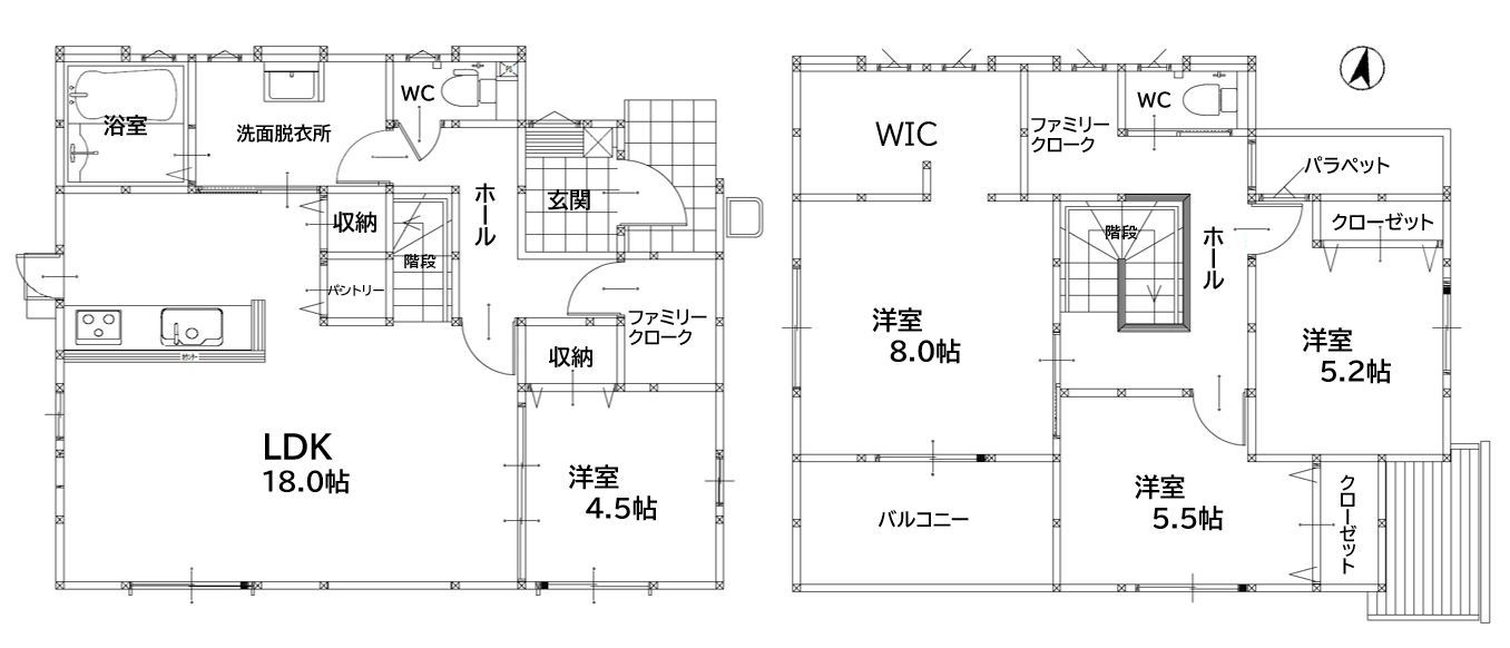 田川市大字奈良9期の間取り