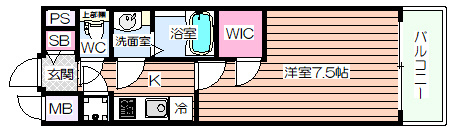 【間取り】 | ファーストフィオーレ福島野田Ⅱ