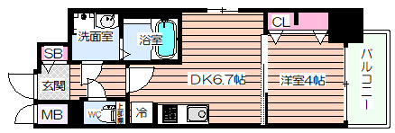 【間取り】 | ファーストフィオーレ福島野田Ⅱ