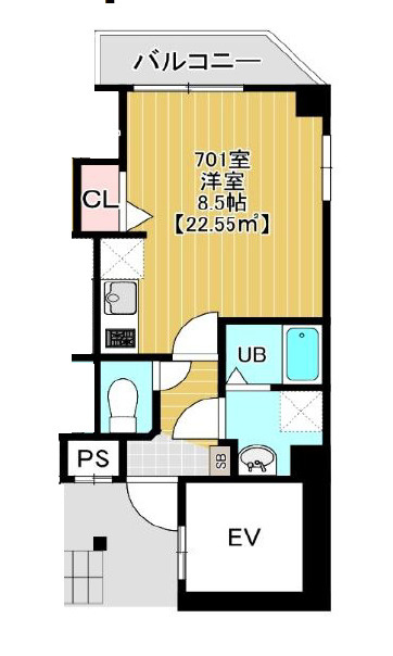 金太郎ヒルズ388緑の間取り