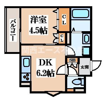【間取り】 | ラモーナ雁屋西