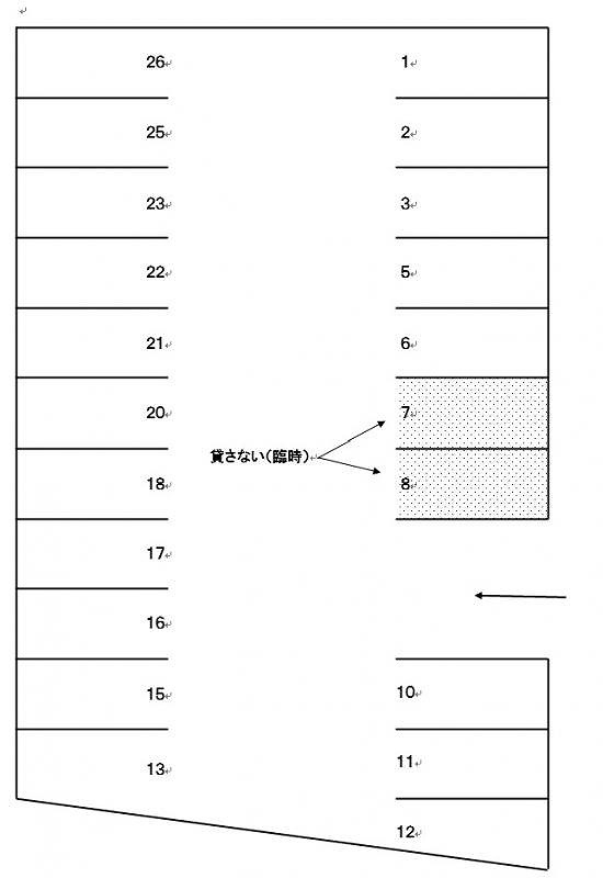 カルテットメナーの区画図