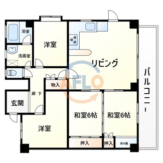 【間取り】 | コーポエクセルⅠ　依頼小学校区 | コーポエクセルI　間取り