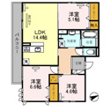 【間取り】 | D-room南住吉マリキータ