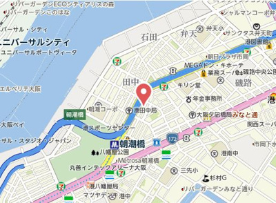 【地図】 | アドバンス大阪ベイココナ