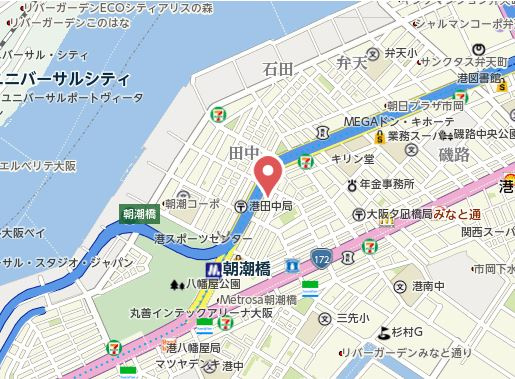 【地図】 | アドバンス大阪ベイココナ