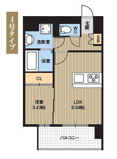KL箱崎の間取り