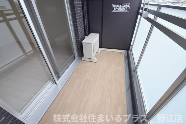 スワンズシティ大阪城コスタのバルコニー