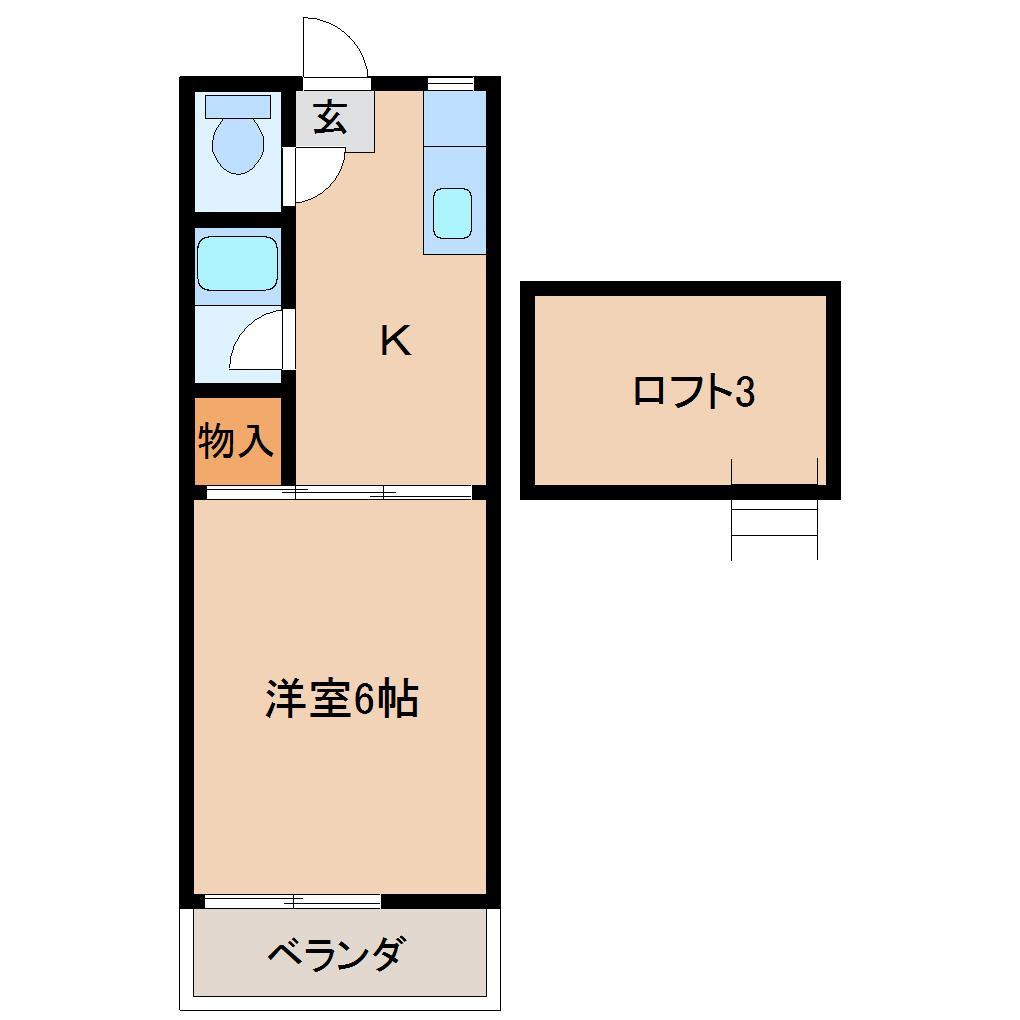 メゾンとびかたの間取り