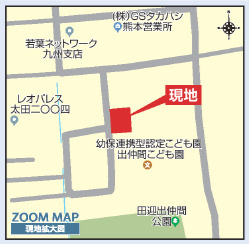 ブルーミングガーデン／南区出仲間3丁目／２号棟の地図
