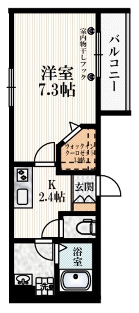 ヒルサイド西早稲田の間取り|★角部屋２面採光★ウォークインクローゼット★