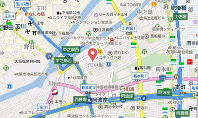 【地図】 | エスリード本町靭公園レジデンス