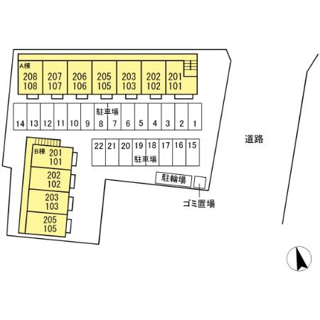 ソレイユ・レバンの区画図