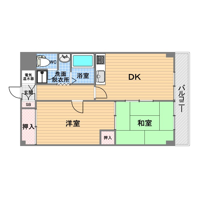 メゾン甲子園トキワの間取り