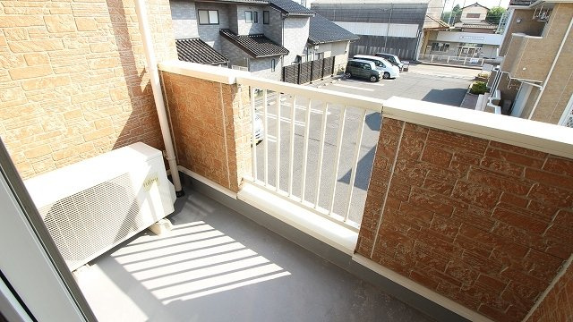 セピアコートＳ　Ｂのバルコニー|陽当たり良好なバルコニーです