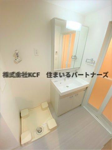 グランジュール大手町の洗面所|脱衣スペースもあります