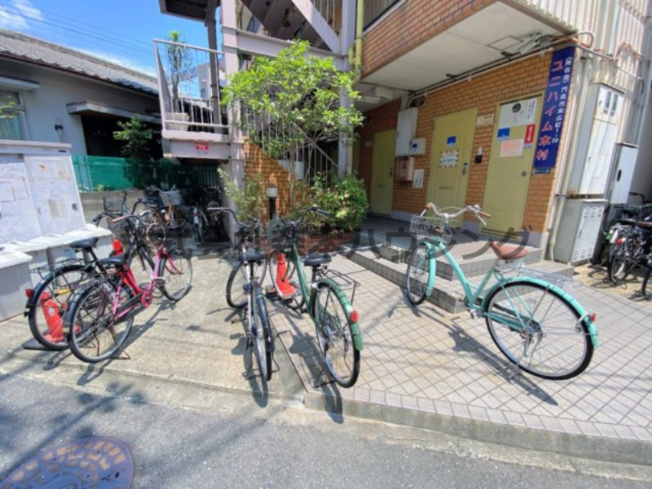 【その他共用部分】 | 　ユニハイム木村 | 駐輪場です
