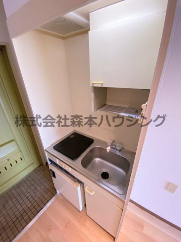 【キッチン】 | 　ユニハイム木村 | コンパクトなキッチンで掃除もラクラク