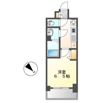 プレサンス鶴舞ファーストの間取り