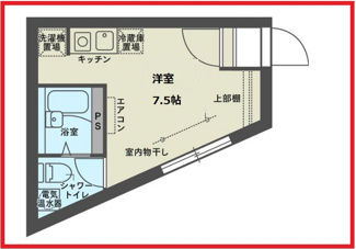 【間取り】 | ココフラット田端Ⅲ