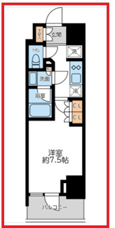 【間取り】 | プライマル浅草言問通
