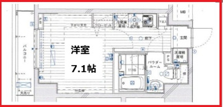 【間取り】 | メインステージ錦糸町Ⅳ