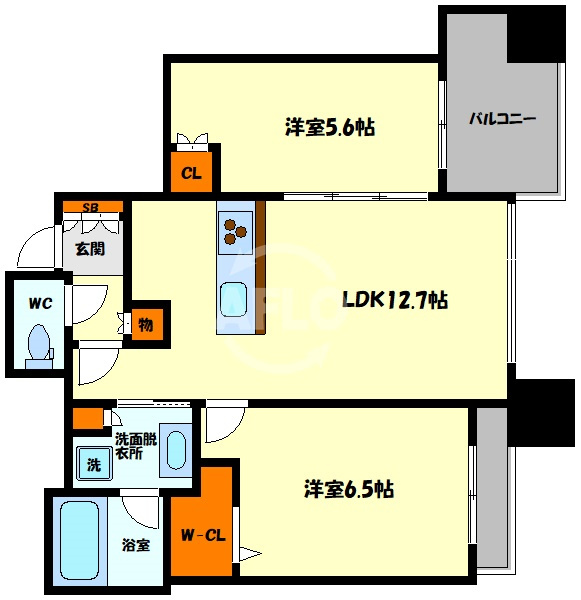シティタワー大阪本町の間取り|シティタワー大阪本町　間取り