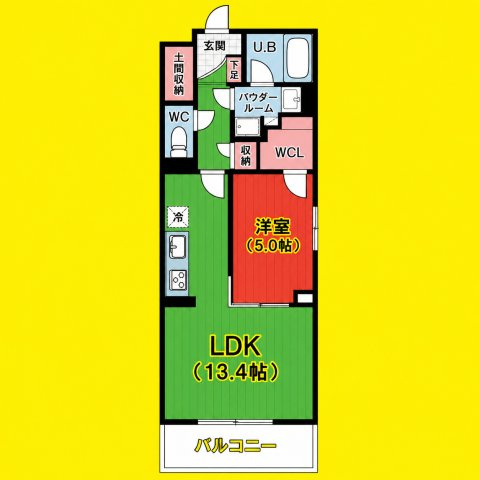 グラーツ F　名古屋市賃貸　仲介手数料無料の間取り