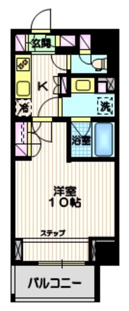 パルテメゾン中落合の間取り|★洋室１０帖の広さ♪充実した設備★