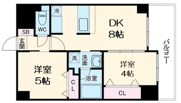 【間取り】 | アーデンタワー本町イースト