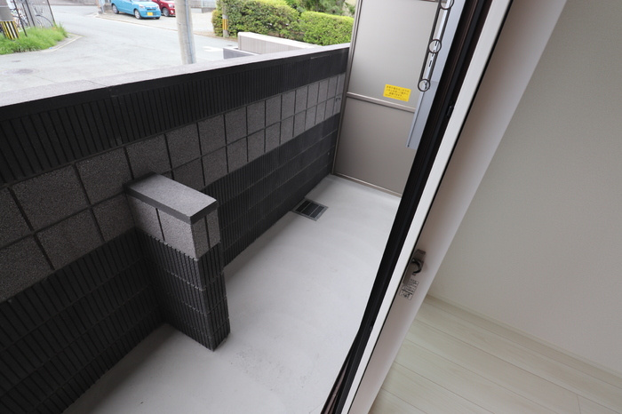 D-room FIRST大善寺駅前のバルコニー|バルコニーからの眺めを楽しみながら食事をしませんか