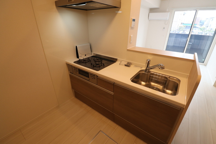 D-room FIRST大善寺駅前のキッチン|きれいなキッチンです