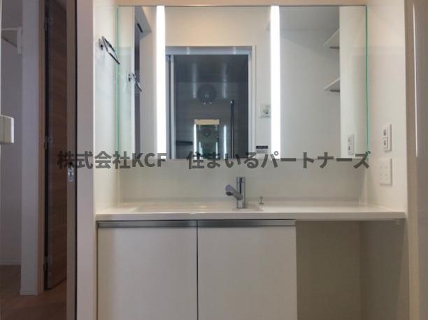 D-roomM.K.の洗面所|広い洗面スペース
