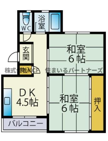 安武200棟の間取り