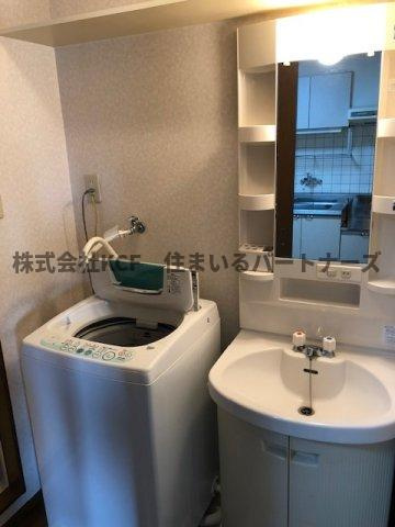 ベルセゾンの洗面所|ゆったりとスペースのある洗面所