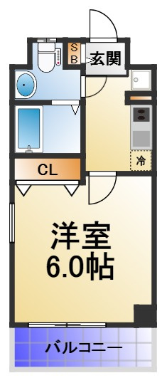 【間取り】 | ウインズコート天神橋