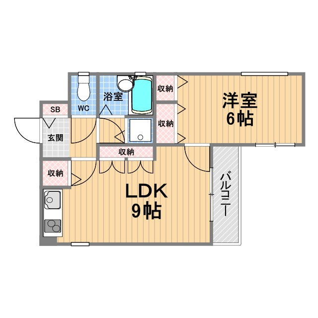 ベル甲子園口IIIの間取り