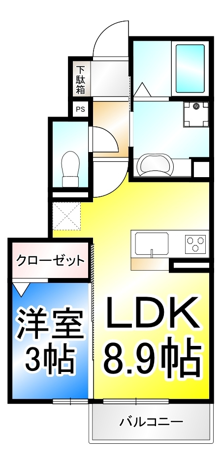 蔵谷ハイツの間取り