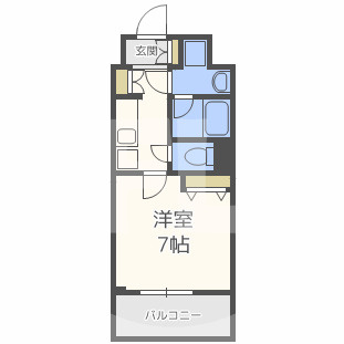 アーバネックス梅田西の間取り|アーバネックス梅田西　開放感ある間取り
