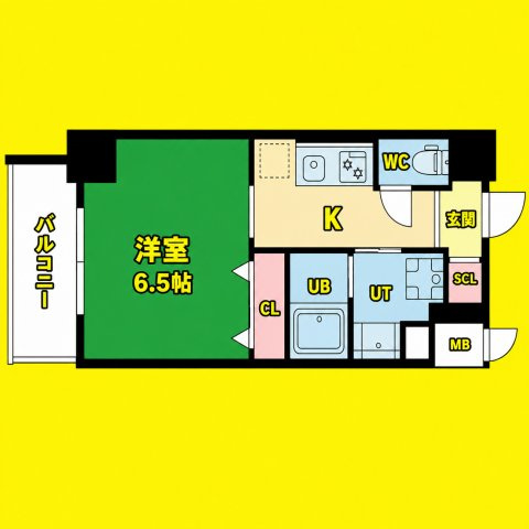 S-RESIDENCE浅間町　名古屋市賃貸　仲介手数料無料の間取り