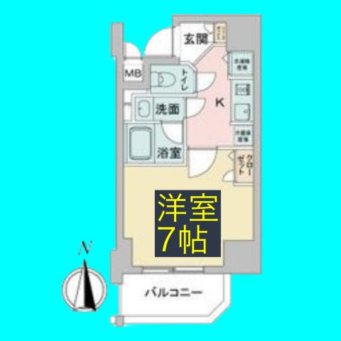 APEX名古屋栄Premier Lifeの間取り