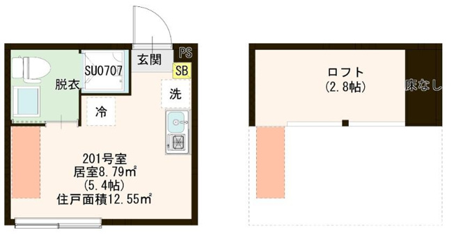 【間取り】 | ハーモニーテラス関町南