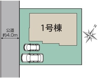 牛久市栄町６丁目　新築戸建ての区画図|区画図です♪