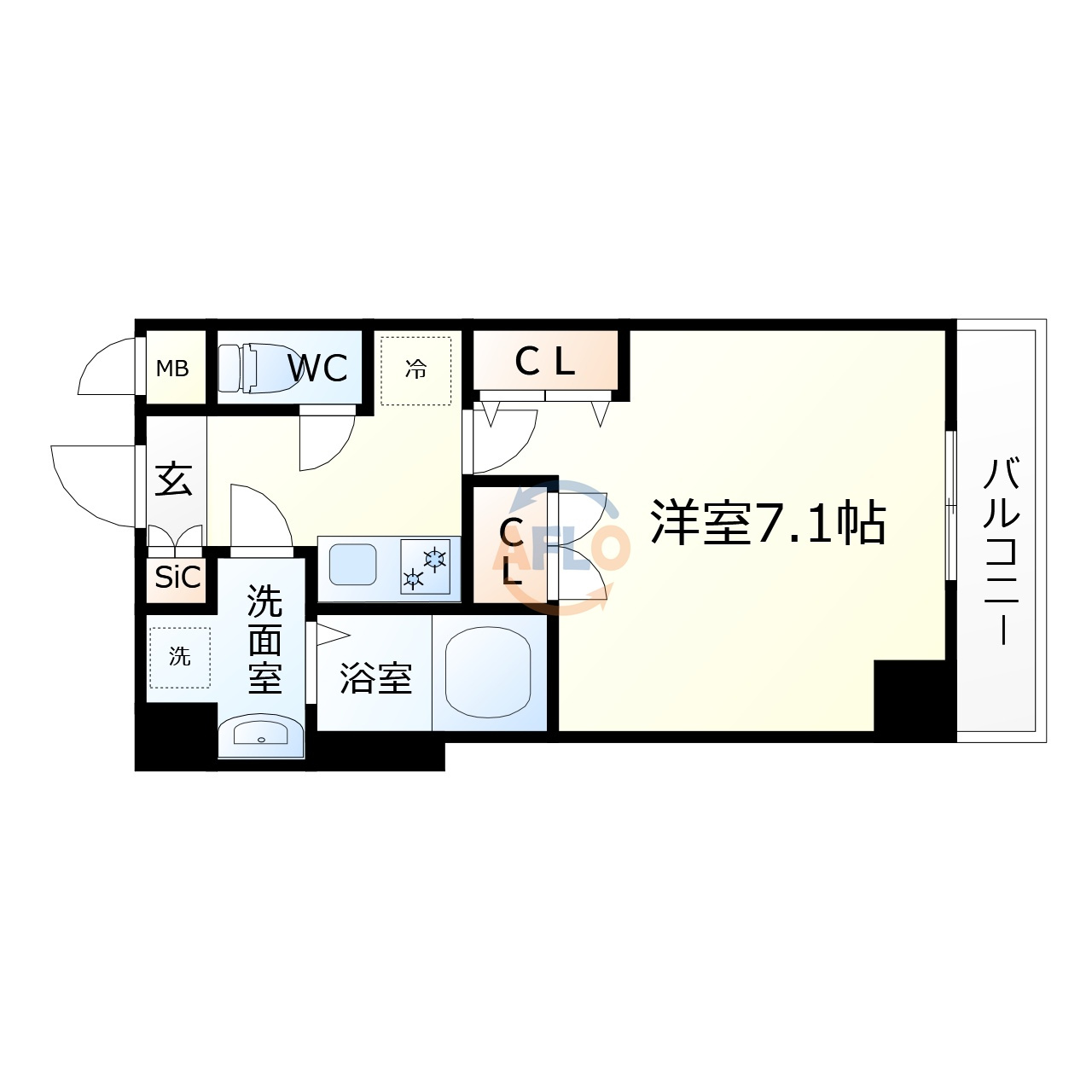 エルマール今里の間取り|エルマール今里　間取り